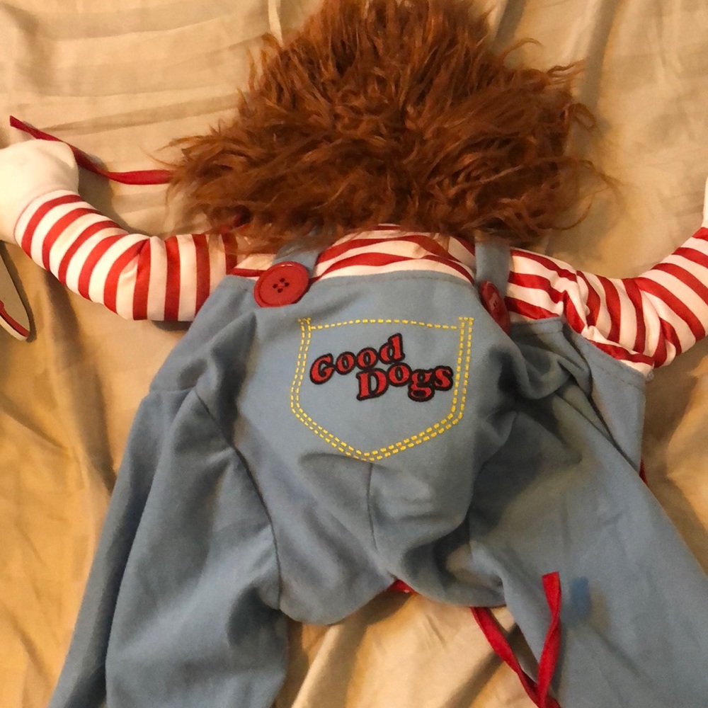 Chucky dog costume